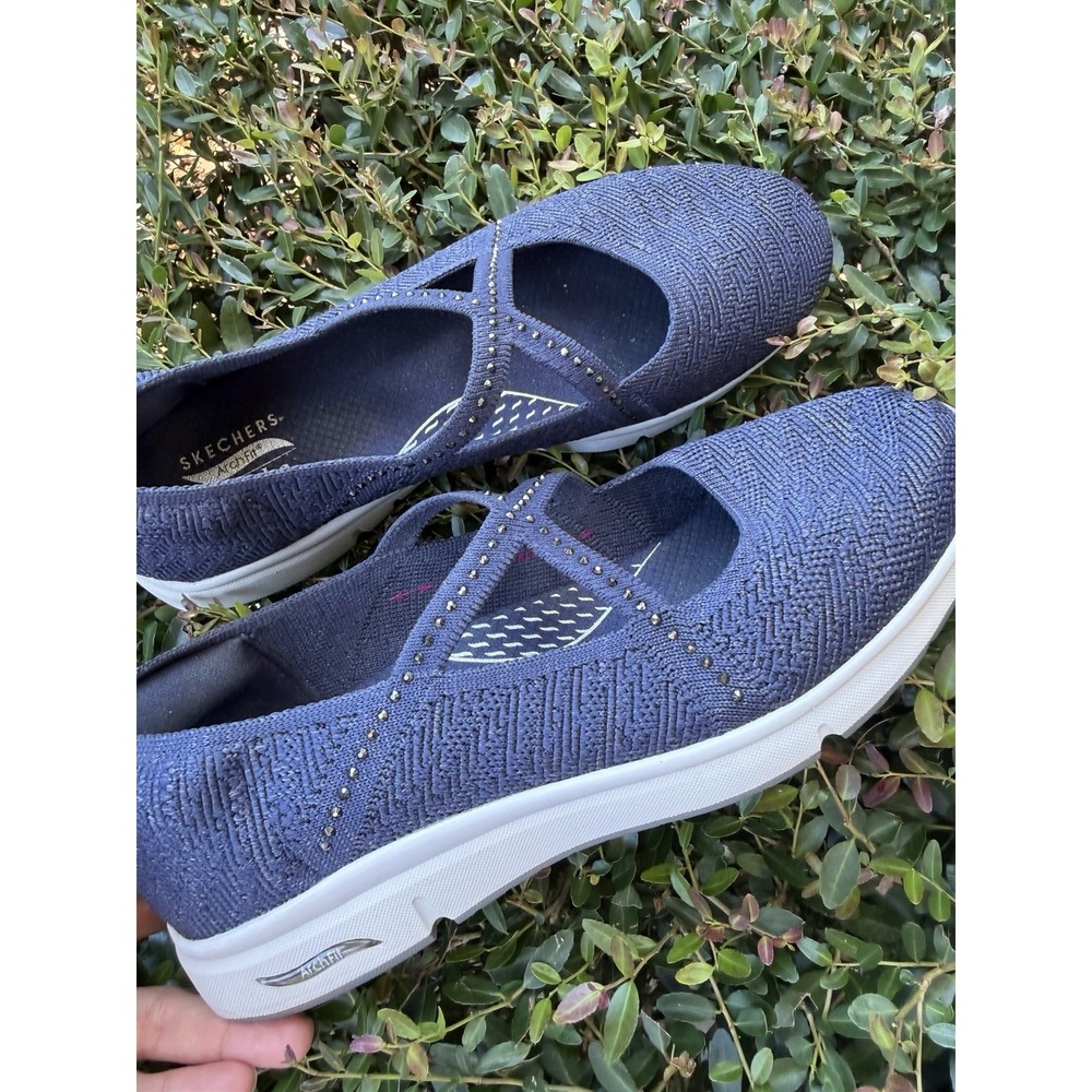 Skechers x Martha Stewart Arch Fit Living - Meadow Walk slip-on shoes Sz 8.5 - Picture 5 of 9